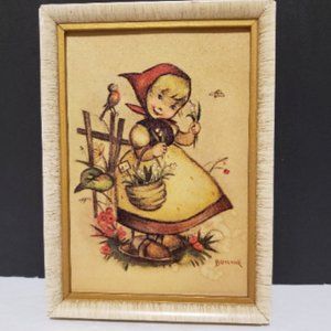 Bonnie Framed Picture Vintage 1970's